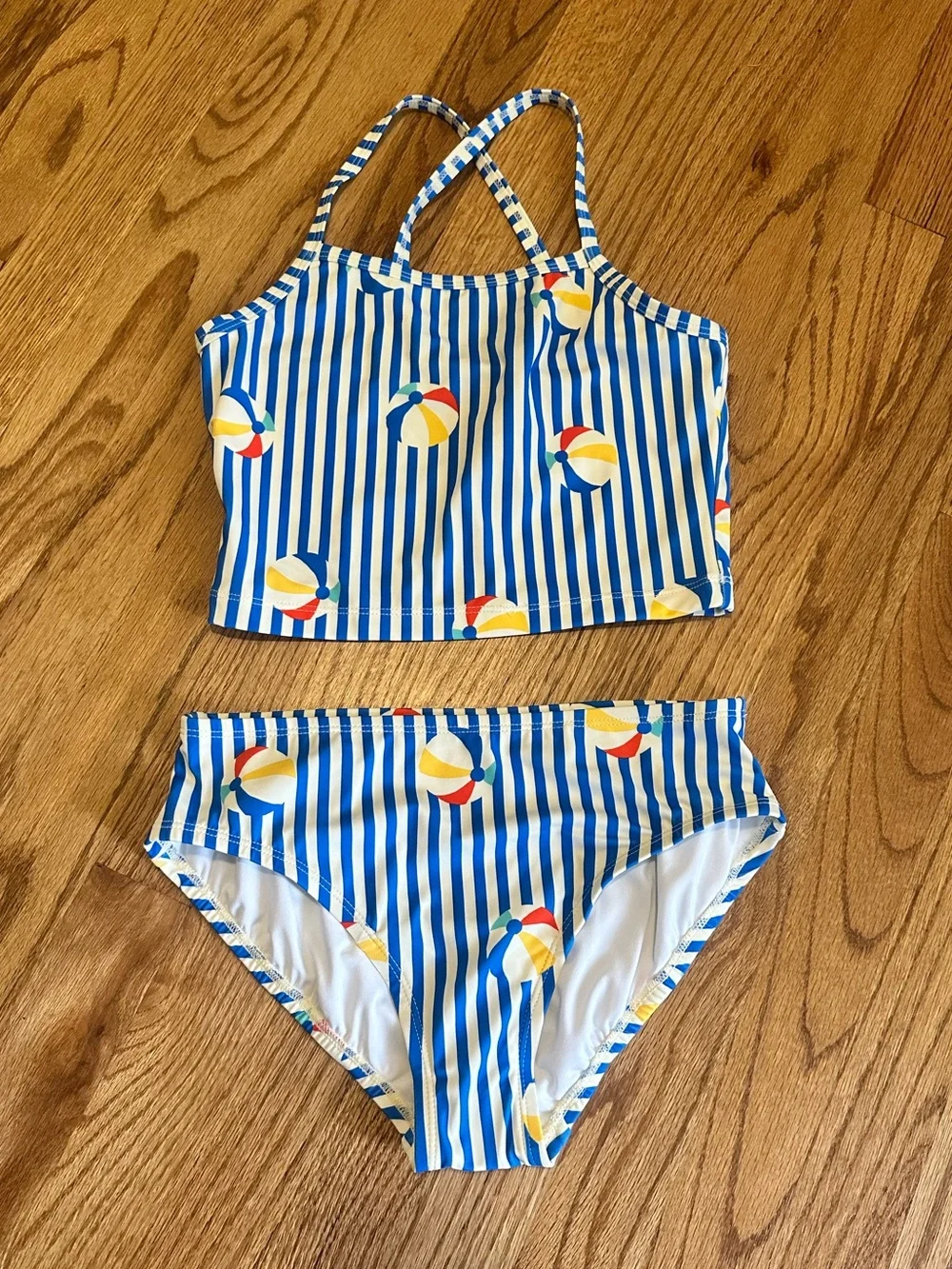 NWT Hanna Andersson Beach Ball Tankini size 12 (Hanna size 150)